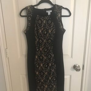 Black and Khaki Dress
